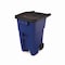 Rubbermaid Commercial 50 gal. Square Trash Can FG9W2700BLUE - alternate 5